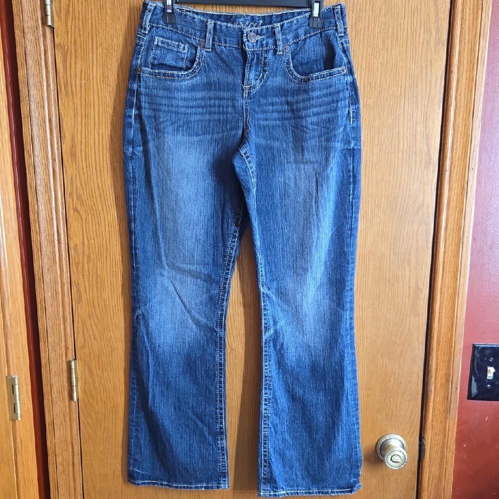 Maurices Blue Boot Cut Jeans with Stretch